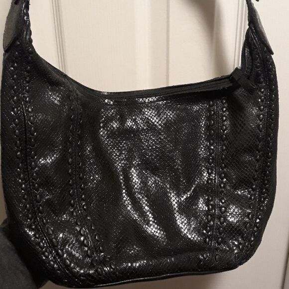 Brighton black leather hobo bag - Picture 6 of 8